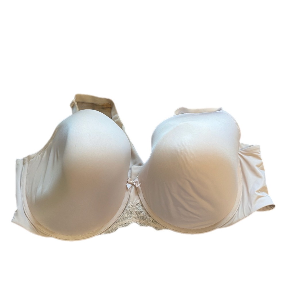Torrid Curve Bra Women 48DD Beige Excellent 360 Back Smoothing T-Shirt Underwire